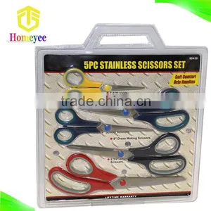 All Purpose Soft Comfort Grip Handle Good Quality Straight Scissors Set thumbnail-3