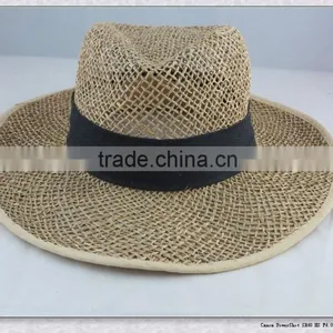 Fashion Design Seagrass Straw Hat Cheap thumbnail-2