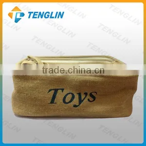 Nature Flax S3 Toy Storage Basket Wholesale thumbnail-1