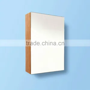 Wooden Bathroom Mirror Cabinet Mirrored Shaving Cabinet thumbnail-2
