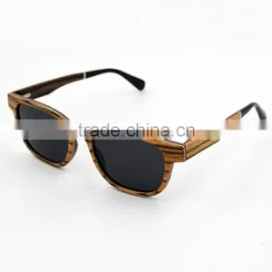 Zebra Maple Aluminium Frame Polarized Sunglasses thumbnail-1