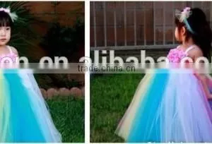 Hot Selling Rainbow Tutu Dress Candy Color Nice Collection Rainbow Tutu Dress thumbnail-5