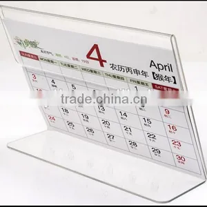 Factory Supply Acrylic Calendar Paper Stand Wholesale thumbnail-2