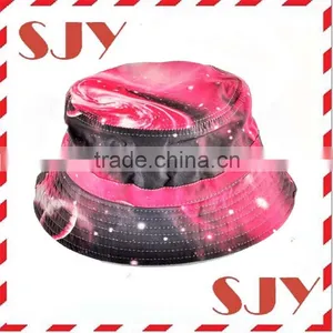 Custom Digital Floral Printing Bucket Hat thumbnail-3