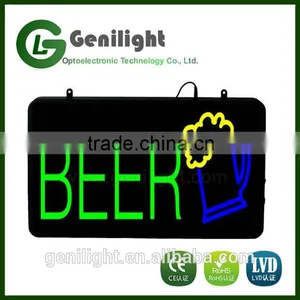 NEW Beer LED Bar Pub Wall Lighted Sign thumbnail-1