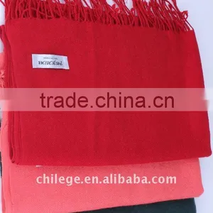 Red/pink/dark Blue Winter Twill Wool Scarf Shawl Pashmina thumbnail-1