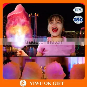 Promotional LED Flashing Cotton Candy Glow Sticks thumbnail-1