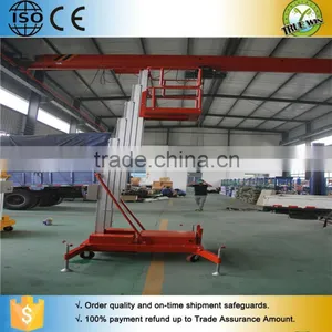 High Strength Aluminum Alloy Telescopic Mast Aerial Lift / Ladder for Man thumbnail-2