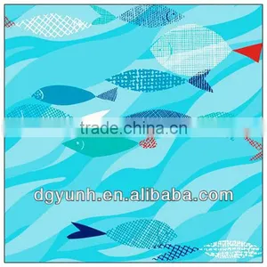 Fish Oilcloth Tablecloth thumbnail-1
