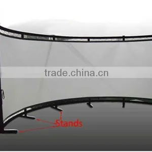 VS Cheap Price for Curved Aluminium Fixed Frame Projection Screen With Stand Feet thumbnail-1