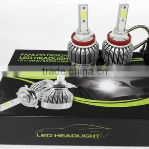 Without Fans Auto Led Headlight C1 COB Led Headlight for Cars H4 H13 9004 9007 thumbnail-5
