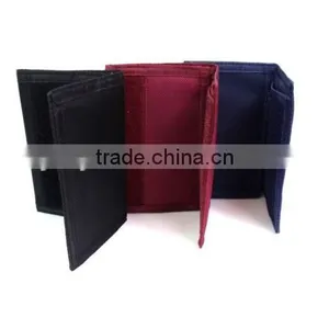 NEW HIGH QUALITY TRIFOLD CANVAS VELCRO SPORTS WALLET thumbnail-4