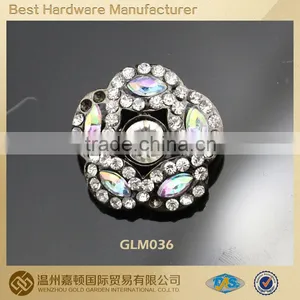 Colorful Flower Design Rhinestone Sewing Buttons thumbnail-1
