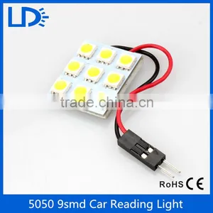 Big Promotion 5050 9SMD COB LED Panel Super White Car Auto Interior Reading Map Lamp Bulb Light Dome Top Light thumbnail-1