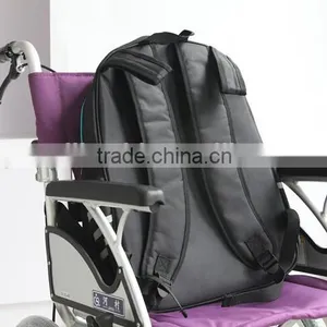 Large Storage Mesh Side Pocket Power Electric Wheel Chair Bag With Padded Loop Luxury Backpack Wheelchair Bag thumbnail-3