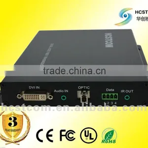 1channel DVI Video Fiber Optical Transceiver +stereo Audio +DATA thumbnail-1