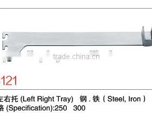 Slatwall Hanging Shelf Brackets for Holding Glass or Acrylic Shelves & Shelf l Bracket thumbnail-6