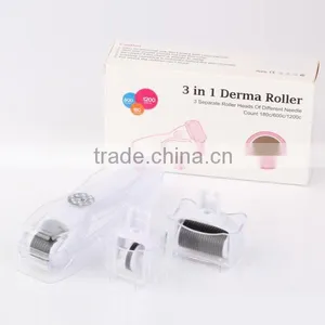 Wholesale 3 in 1 Dermaroller 1 mm Titanium Dermaroller thumbnail-3