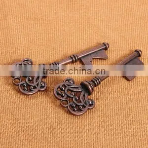 Oil Rubbed Bronze Skeleton Key Bottle Opener Vintage Wedding Party Favor thumbnail-3