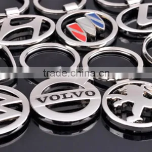 Wholesale Metal Car Logo Brand VOLVO Key Chains/Promotional Metal Key Rings Car Logo Brand Key Ring thumbnail-2