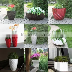 Floating Bonsai Pot Fiberglass Plants Container and Flowers Pots Handmade Flower Pots thumbnail-1