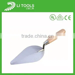 High Quality Hot Selling Wood Handle Stainless Steel Bricklaying Trowel thumbnail-4