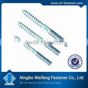 Galvanized 5/16 UNC Double Head Hanger Bolts Metric,Hanger Bolt/headless Screws,hanger Bolt thumbnail-2