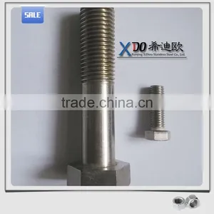 Alloy 601. Alloy625. Alloy600 Stainless Steel Fastener Din931 Hex Bolts Alloy718. Alloy925 thumbnail-1