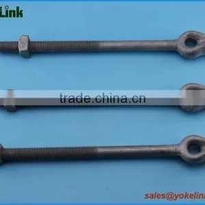 13550lbs Rolled Thread Hot Dip Galvanized Forged Thimble Eyebolts thumbnail-3