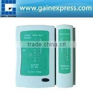 Portable RJ11 and RJ45 Remote Network Lan Cable Tester Automatic Scan Mode thumbnail-1