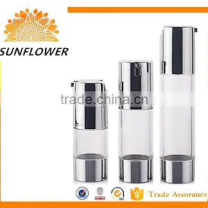 15ml/30ml/50ml Sliver Cosmetic Pump Airless Bottle thumbnail-1