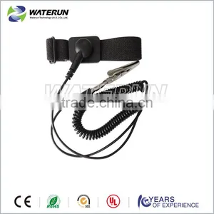 Black Dual Metal ESD Wrist Strap thumbnail-5