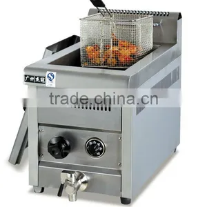Gas Temeprature-controlled Fat Fryer (1-tank&1-basket) thumbnail-1