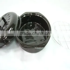 Chicken Baking Oval Enamel Roaster Pan Ovenware thumbnail-2