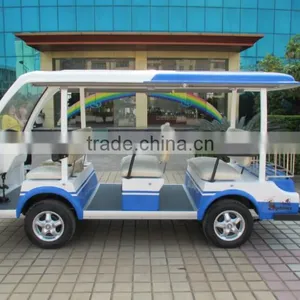 Park Elegant 8 Seaters Electric Tourism Bus Amusement Electric School Car thumbnail-4