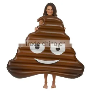 2016 New Custom Emoji Inflatable Beach Plastic Pool Float thumbnail-2