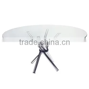 Cheap Glass Dining Table and Chair for 6 Chairs Set thumbnail-1