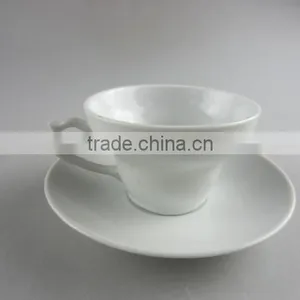 Cheap Wholesale Porcelain Coffee Tea Set Tableware Cup and Saucer thumbnail-1