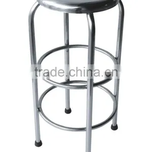 High Bar Stool Made by Stainless Steel thumbnail-1