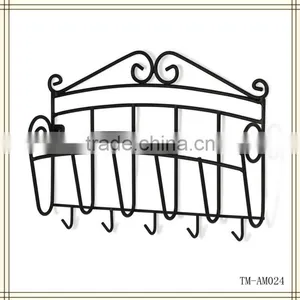 Scroll Black Wall Mount Letter Holder thumbnail-1