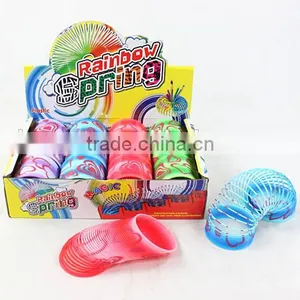 Hot Sale Kids Educational Plastic Magic Rainbow Spring Toys/hot Sale Promotional Gift Magic Rainbow Circle thumbnail-1