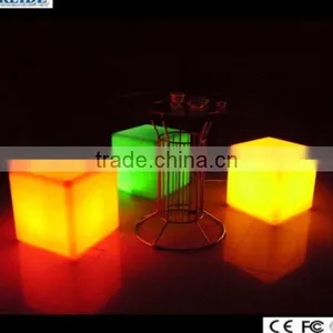 Enhargeable Led Cube/led Cube Seat/led Glow Cube Stools thumbnail-1