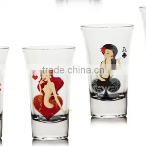 1.5oz 2oz 2.5oz 3oz Animal Woman Gril Color Printing Sheezer Shot Glass Cup thumbnail-3
