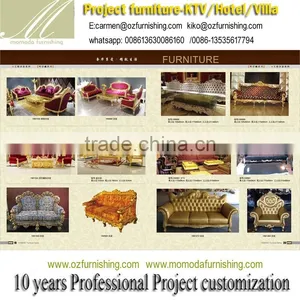 Living Room Solid Wood Sofa Set, Sofa Wood Carving Living Room Furniture thumbnail-2