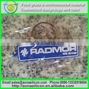 China Factory Silicone Charm Colorful Alphabet Keychain for Child thumbnail-1