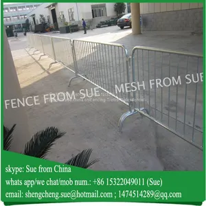 Hot Dipped Galvanised Concert Barriers Event Barricade Prices thumbnail-2