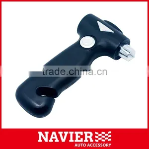 Multi-function Vehicle Emergency Hammer Safety Hammer With Belt Cutter LED Light thumbnail-1