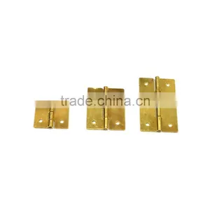 Fine And Delicate Small Solid Brass Jewelry Box Hinges / 19mm Wooden Box Brass Small Hinge thumbnail-6