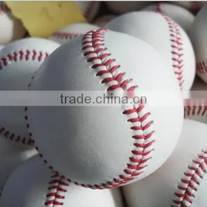 High Quality&cheap Price 12 Inch Custom Cow Leather Wool Core Softball&baseball thumbnail-2