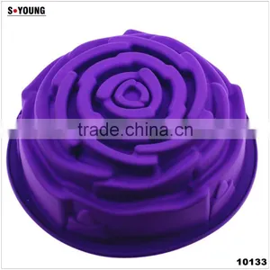 10133ose Shape Silicone Cake Mold thumbnail-1